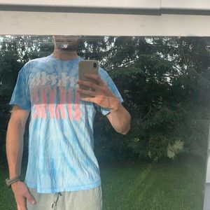 Arkells Tie dye tee shirt, Large.